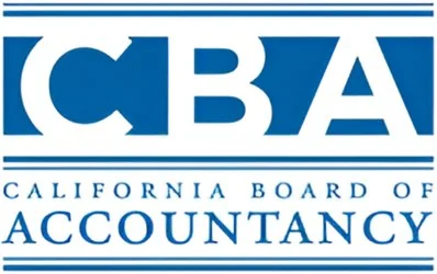 California Board of Accountancy CPA license badge